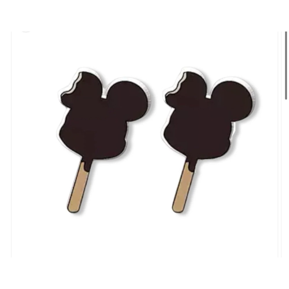 KLASS New Disney Parks Mickey Inspired Acrylic Icon Ice Cream Bar Stud Earrings